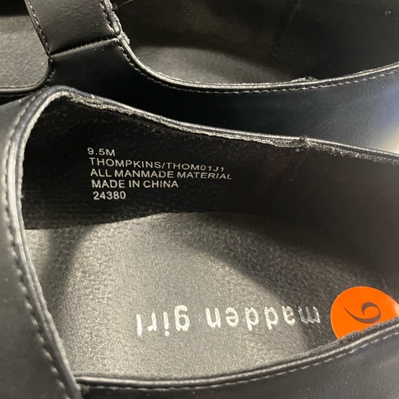 Black Mary Jane clog shoes platform - Picture 6 of 6